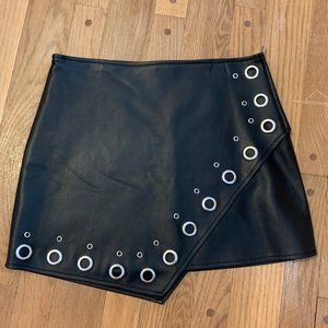 Black Leather Skirt